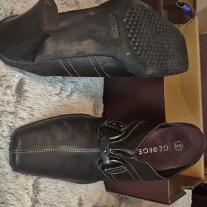 George Black Heels Elegant Design